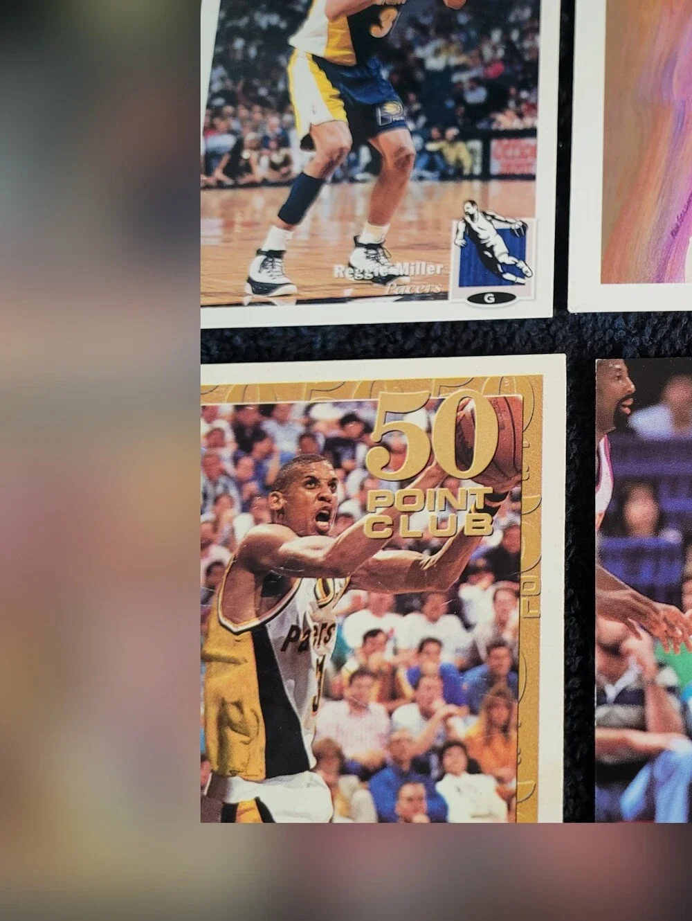 Reggie Miller Trading Card Lot